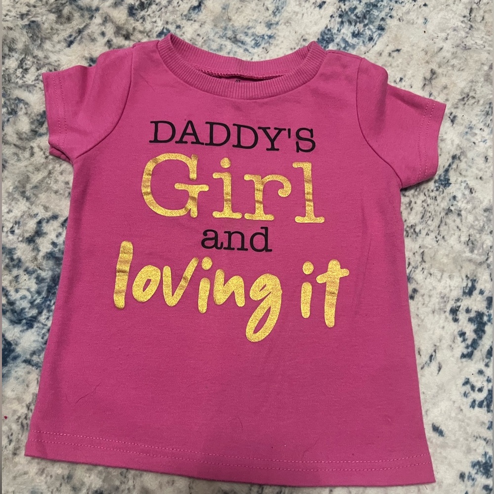 Little girls pink t-shirt